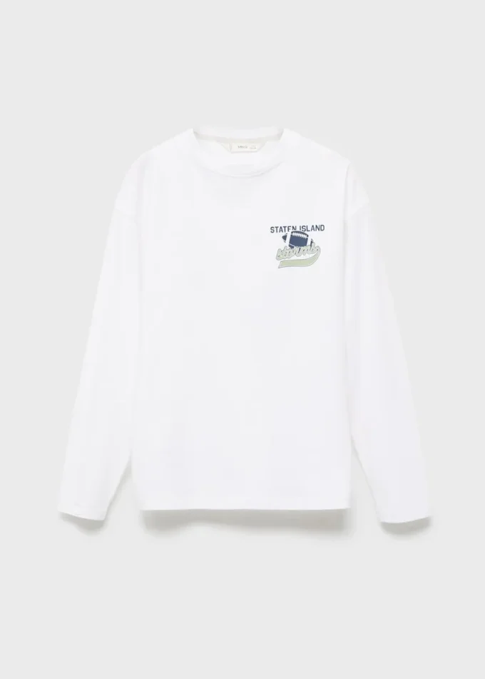 T-shirt a maniche lunghe stampata T-shirt a maniche lunghe stampata