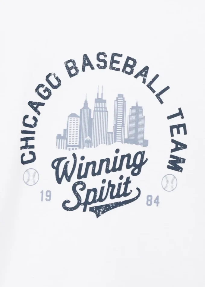 T-shirt a maniche lunghe stampata T-shirt a maniche lunghe stampata