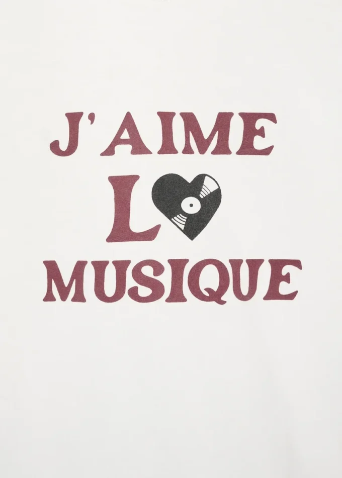 T-shirt a maniche lunghe stampata