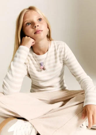 T-shirt a righe basic