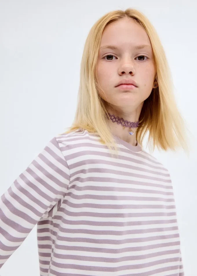 T-shirt a righe basic T-shirt a righe basic