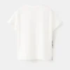 T-shirt con cavallo sfrangiato T-shirt con cavallo sfrangiato