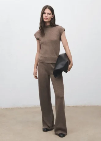 T-shirt con collo alto