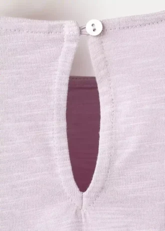 T-shirt con dettagli arricciati