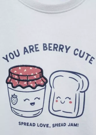 T-shirt con dettagli in rilievo