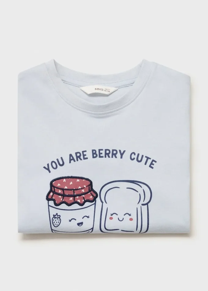 T-shirt con dettagli in rilievo T-shirt con dettagli in rilievo