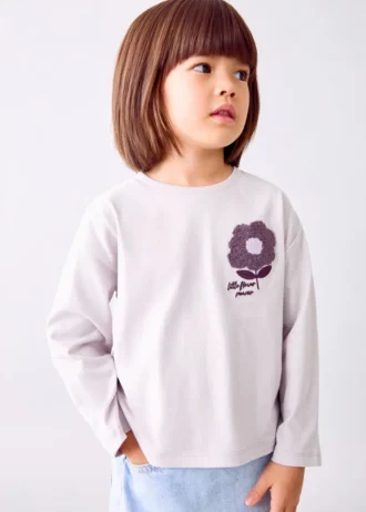 T-shirt con dettagli ricamati