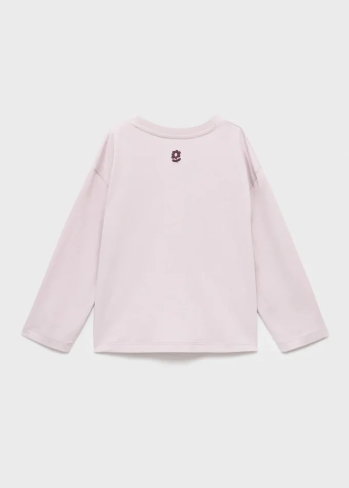 T-shirt con dettagli ricamati T-shirt con dettagli ricamati