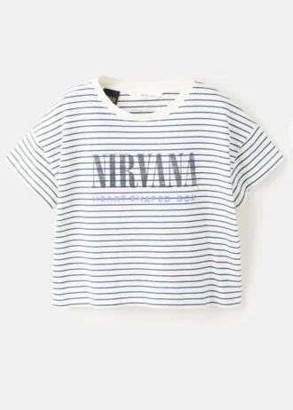 T-shirt con disegno Nirvana