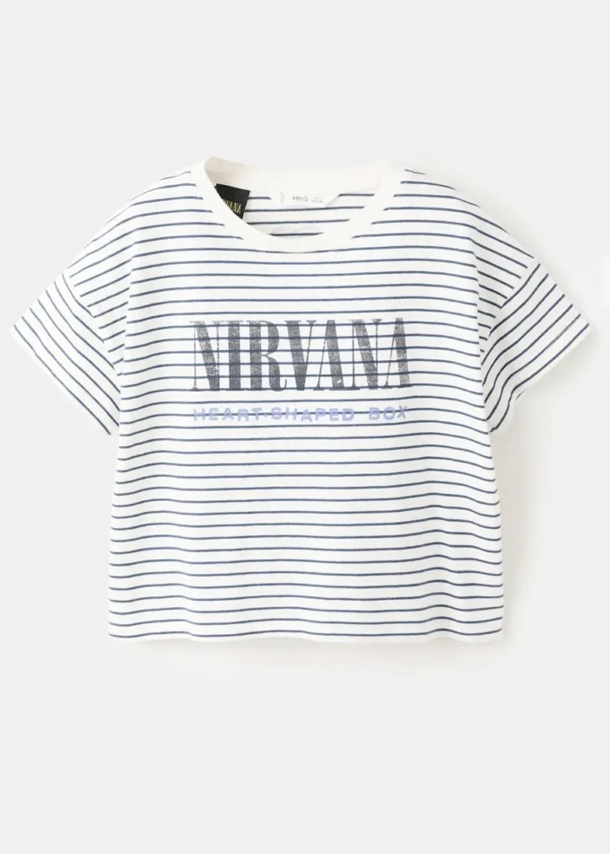 T-shirt con disegno Nirvana T-shirt con disegno Nirvana