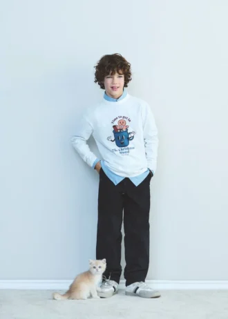 T-shirt con disegno stampato