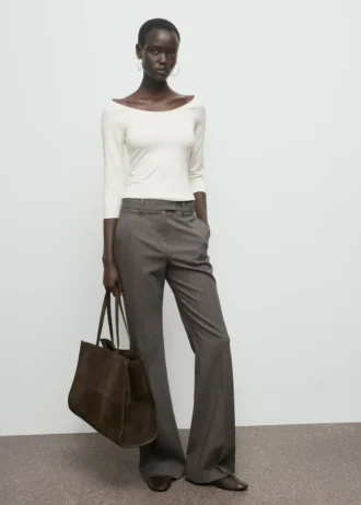 T-shirt con maniche a tre quarti