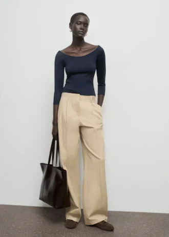 T-shirt con maniche a tre quarti