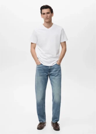 T-shirt con scollo a V