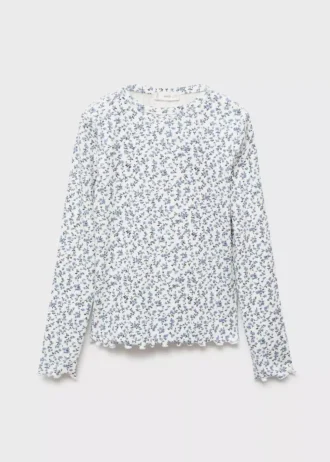 T-shirt con stampa floreale