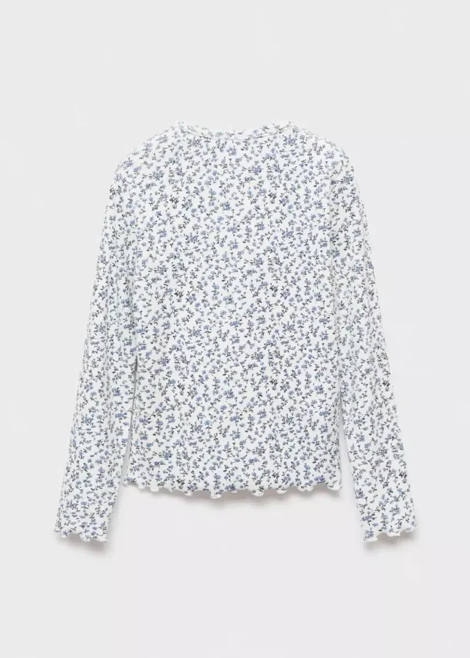 T-shirt con stampa floreale T-shirt con stampa floreale