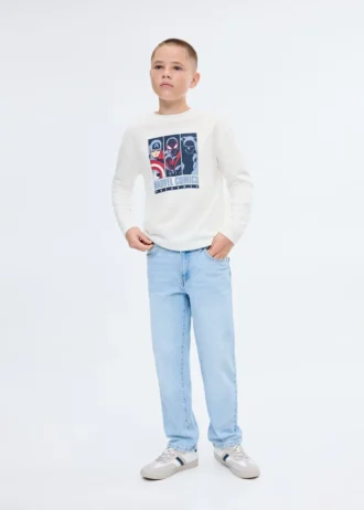 T-shirt con stampa Marvel