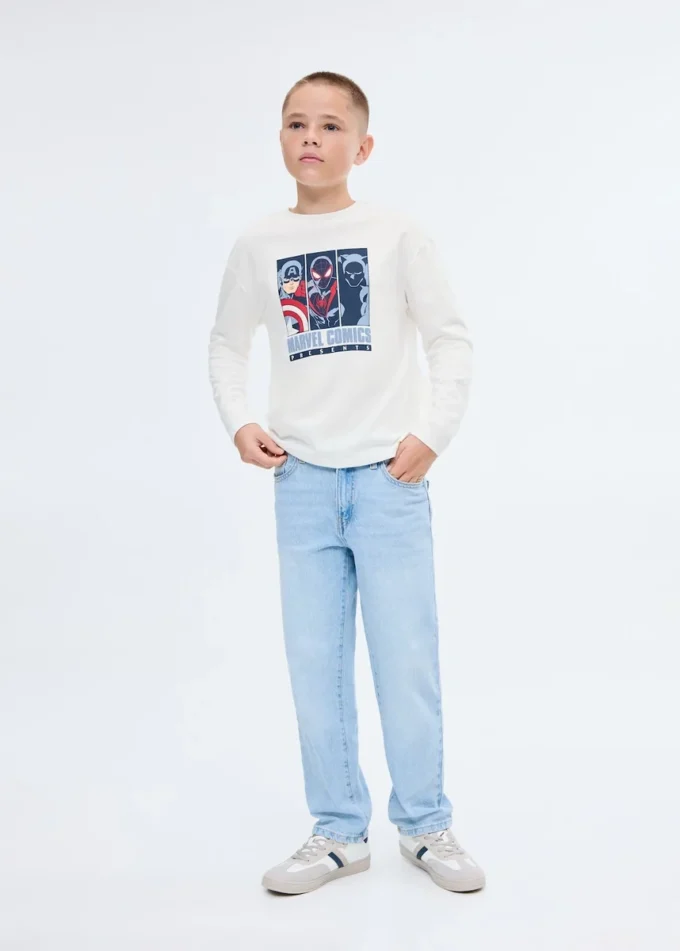 T-shirt con stampa Marvel T-shirt con stampa Marvel