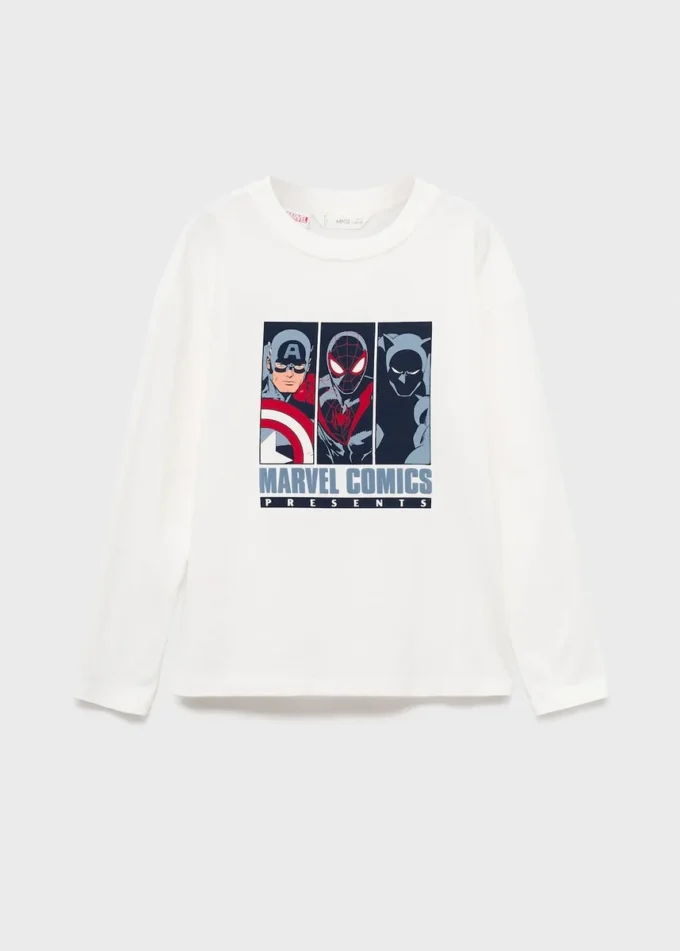T-shirt con stampa Marvel T-shirt con stampa Marvel
