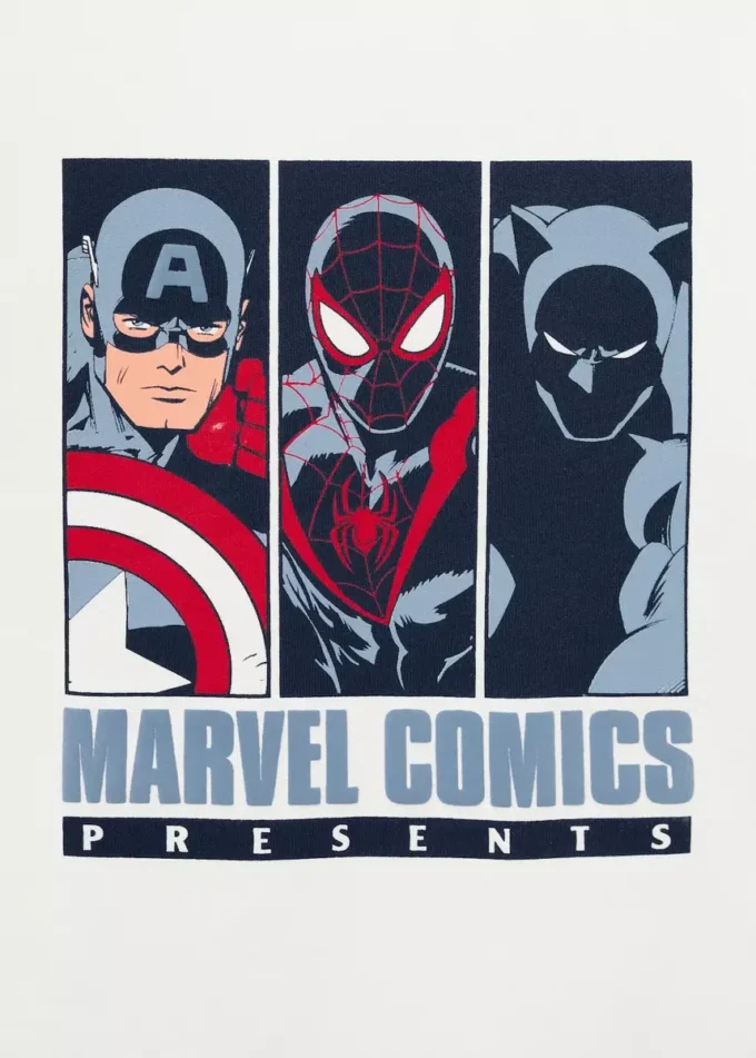 T-shirt con stampa Marvel T-shirt con stampa Marvel