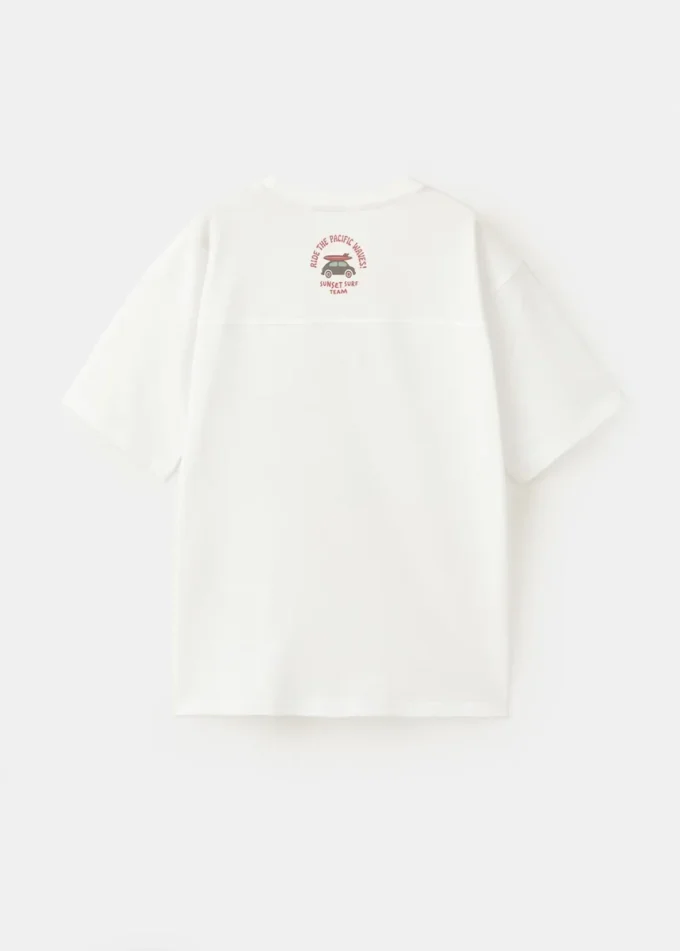 T-shirt con stampa surf T-shirt con stampa surf