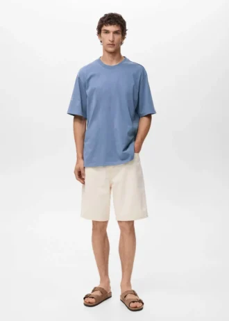 T-shirt con toppa stampata