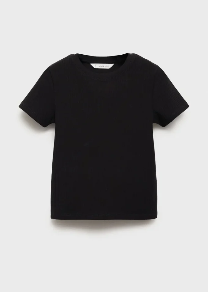 T-shirt in cotone a costine T-shirt in cotone a costine