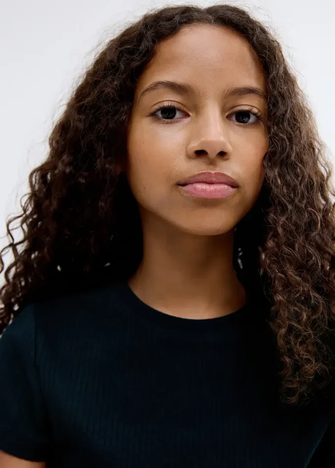 T-shirt in cotone a costine T-shirt in cotone a costine