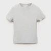 T-shirt in cotone a costine T-shirt in cotone a costine