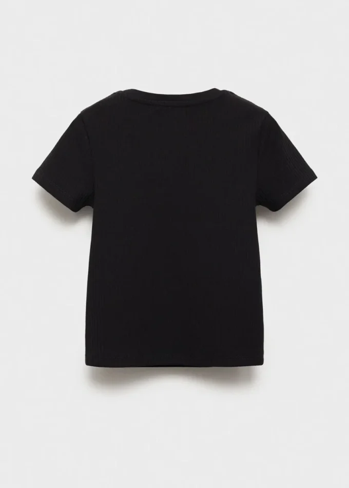 T-shirt in cotone a costine T-shirt in cotone a costine