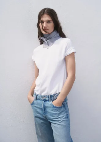 T-shirt in cotone a maniche corte