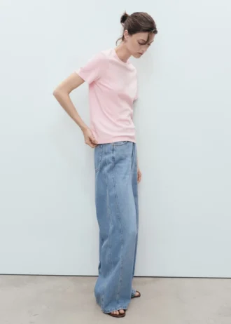 T-shirt in cotone a maniche corte