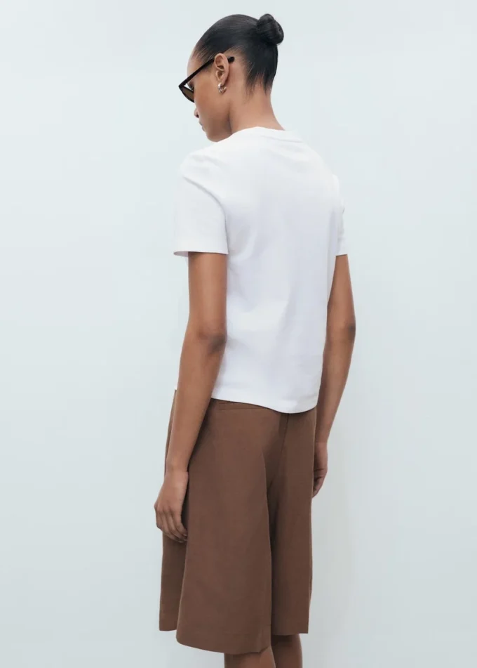 T-shirt in cotone a maniche corte T-shirt in cotone a maniche corte