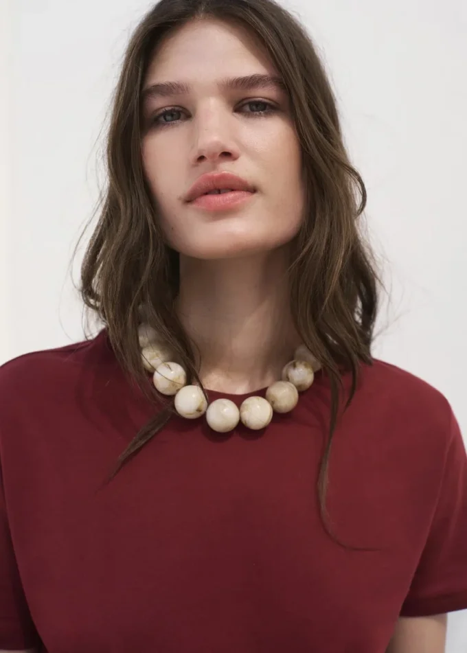 T-shirt in cotone a maniche corte T-shirt in cotone a maniche corte