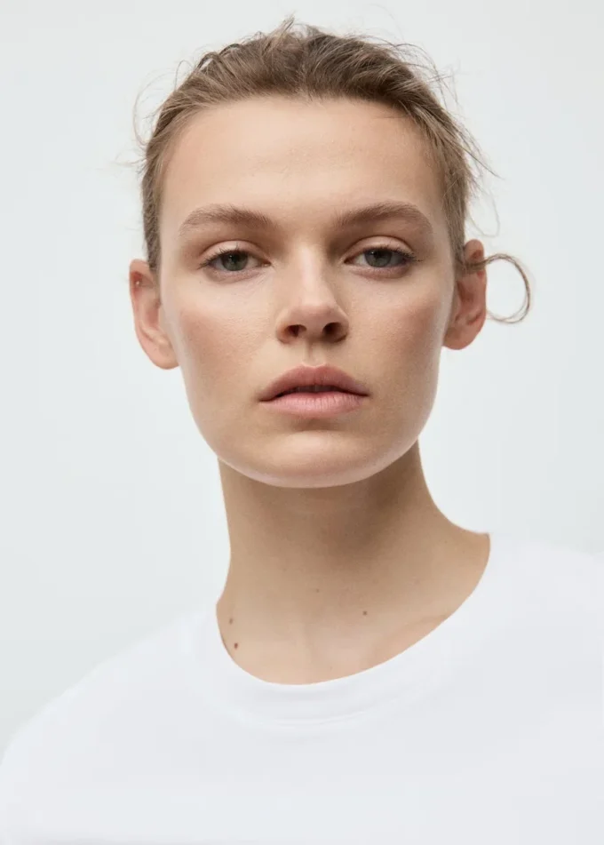 T-shirt in cotone a maniche corte T-shirt in cotone a maniche corte