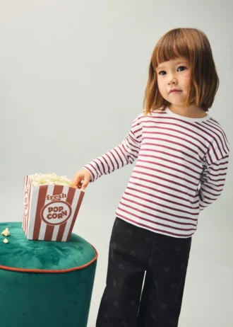 T-shirt in cotone a righe