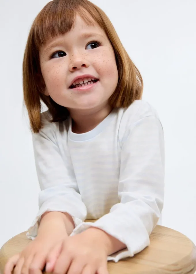 T-shirt in cotone a righe