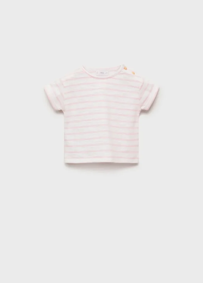 T-shirt in cotone a righe T-shirt in cotone a righe