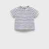 T-shirt in cotone a righe T-shirt in cotone a righe