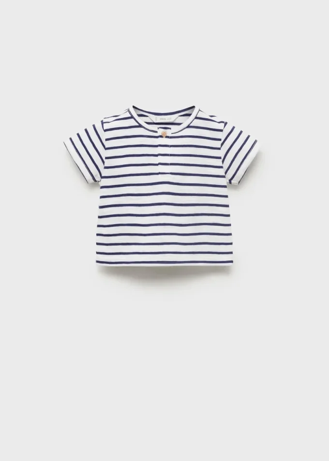T-shirt in cotone a righe T-shirt in cotone a righe