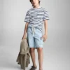 T-shirt in cotone a righe T-shirt in cotone a righe