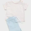 T-shirt in cotone a righe T-shirt in cotone a righe
