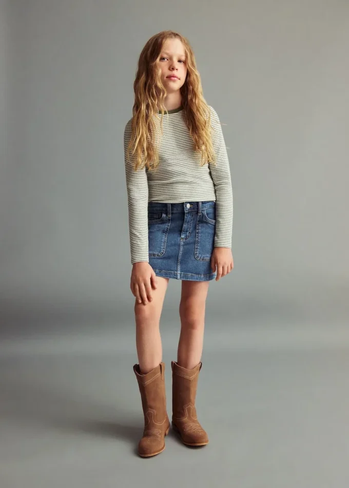 T-shirt in cotone a righe T-shirt in cotone a righe