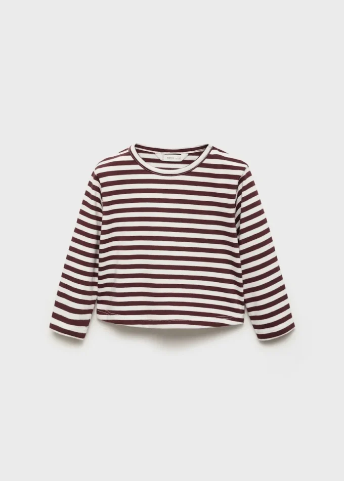 T-shirt in cotone a righe T-shirt in cotone a righe
