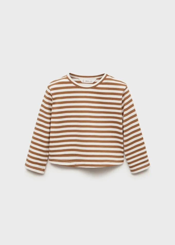 T-shirt in cotone a righe T-shirt in cotone a righe