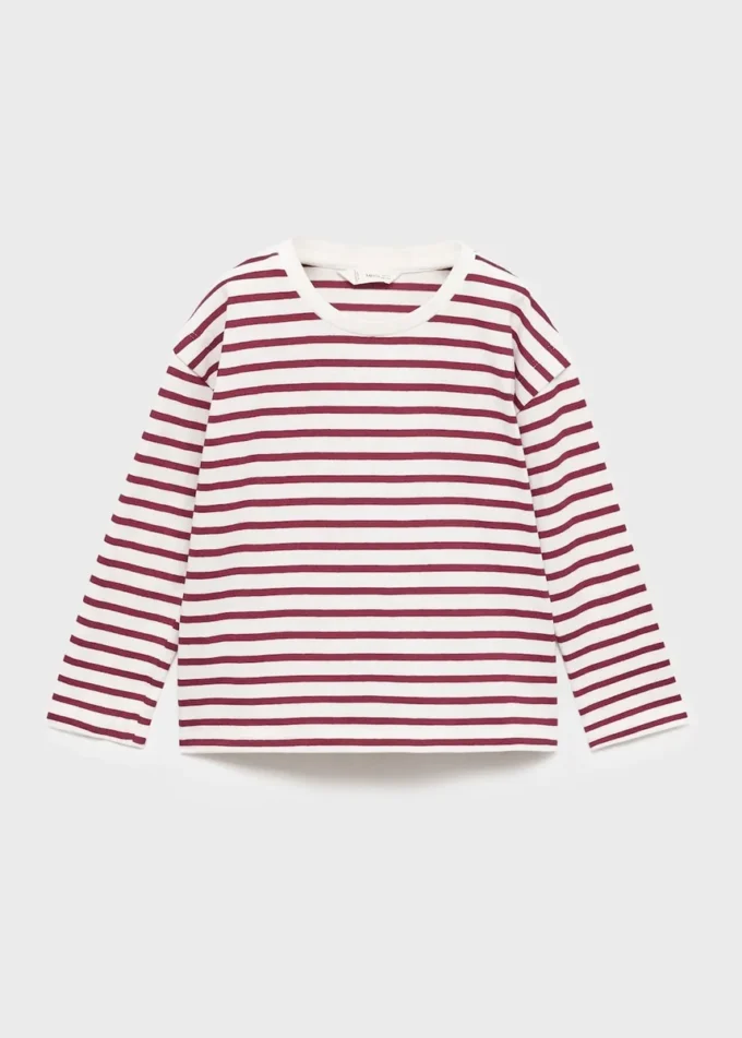 T-shirt in cotone a righe