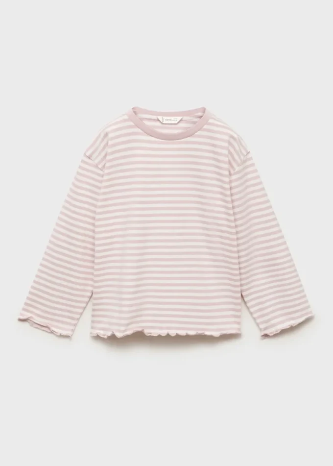 T-shirt in cotone a righe T-shirt in cotone a righe