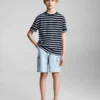 T-shirt in cotone a righe T-shirt in cotone a righe