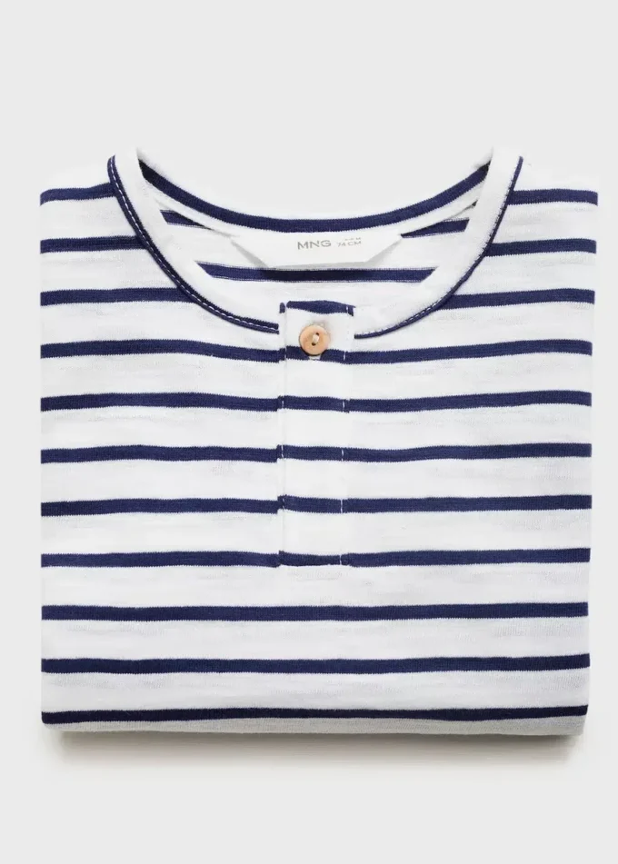 T-shirt in cotone a righe T-shirt in cotone a righe