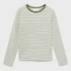 T-shirt in cotone a righe T-shirt in cotone a righe